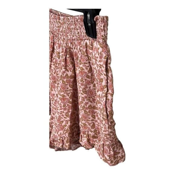 American Eagle Womens Shorts~Size XS~Pink Ruffle Floral Pockets Crinkled NWT - Picture 3 of 7